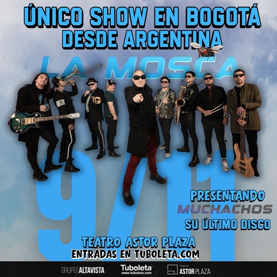 La Mosca llega a Bogotá: una fiesta imperdible con todos sus éxitos y el disco “Muchachos