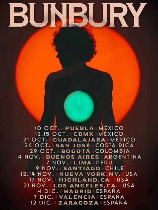 Enrique Bunbury regresa a Colombia: Bogotá será escenario de una noche imperdible